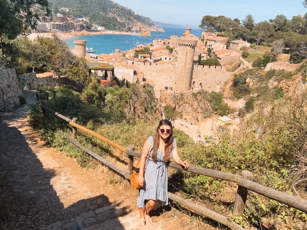 A view over Tossa de Mar, Spain