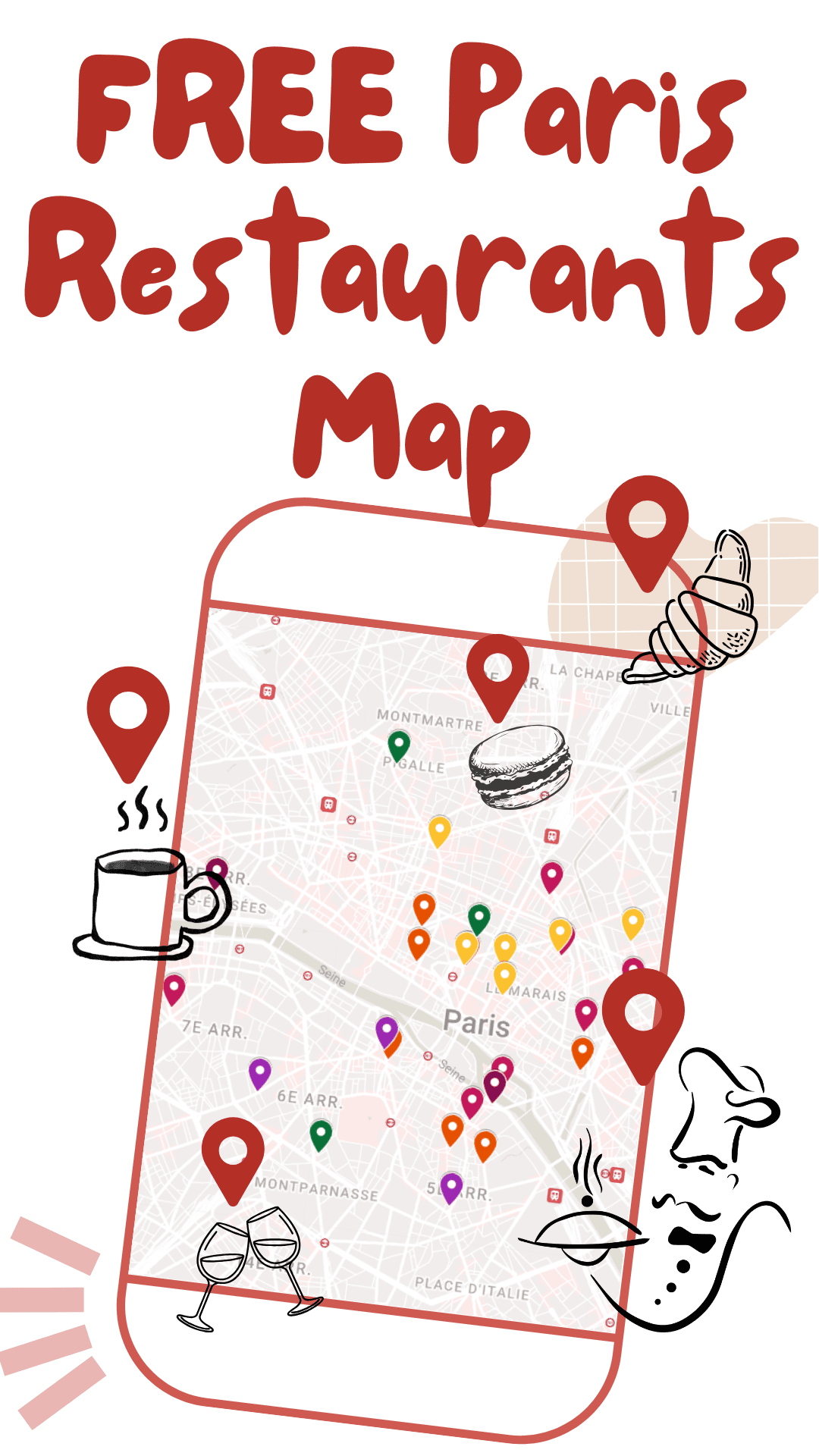 Paris Food Map
